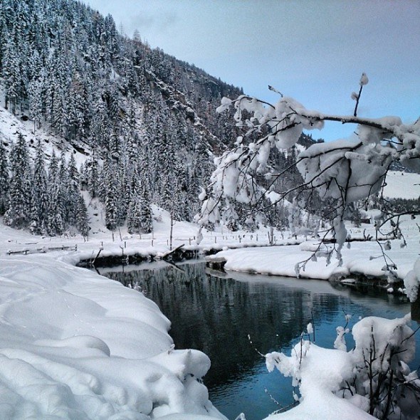 white christmas wonderland, photo from Austria by @travelita on Instagram
