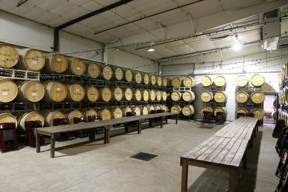 Adelaida Cellars Barrel Room
