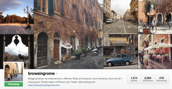 Featured Instagrammer in Italy: @browsingrome