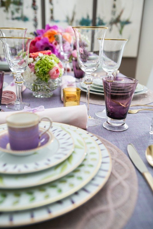 elegant spring tablescape French elegance