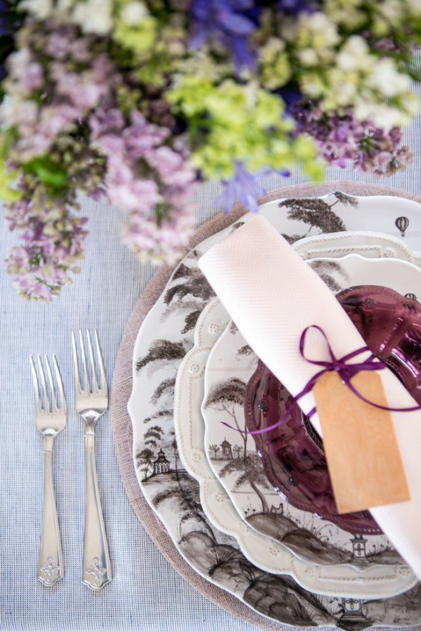 European elegance for spring tablescapes: English countryside sophistication by Svitlana Flom of Art de Fête