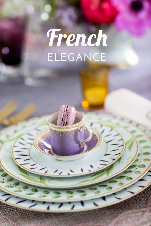 European elegance for spring tablescapes: French elegance Mother's Day tablescape by Svitlana Flom of Art de Fête