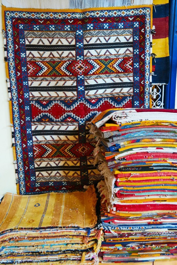 Moroccan rugs. Travel photo by Katja Presnal @skimbaco