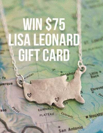 enter to win a Lisa Leonard gift card