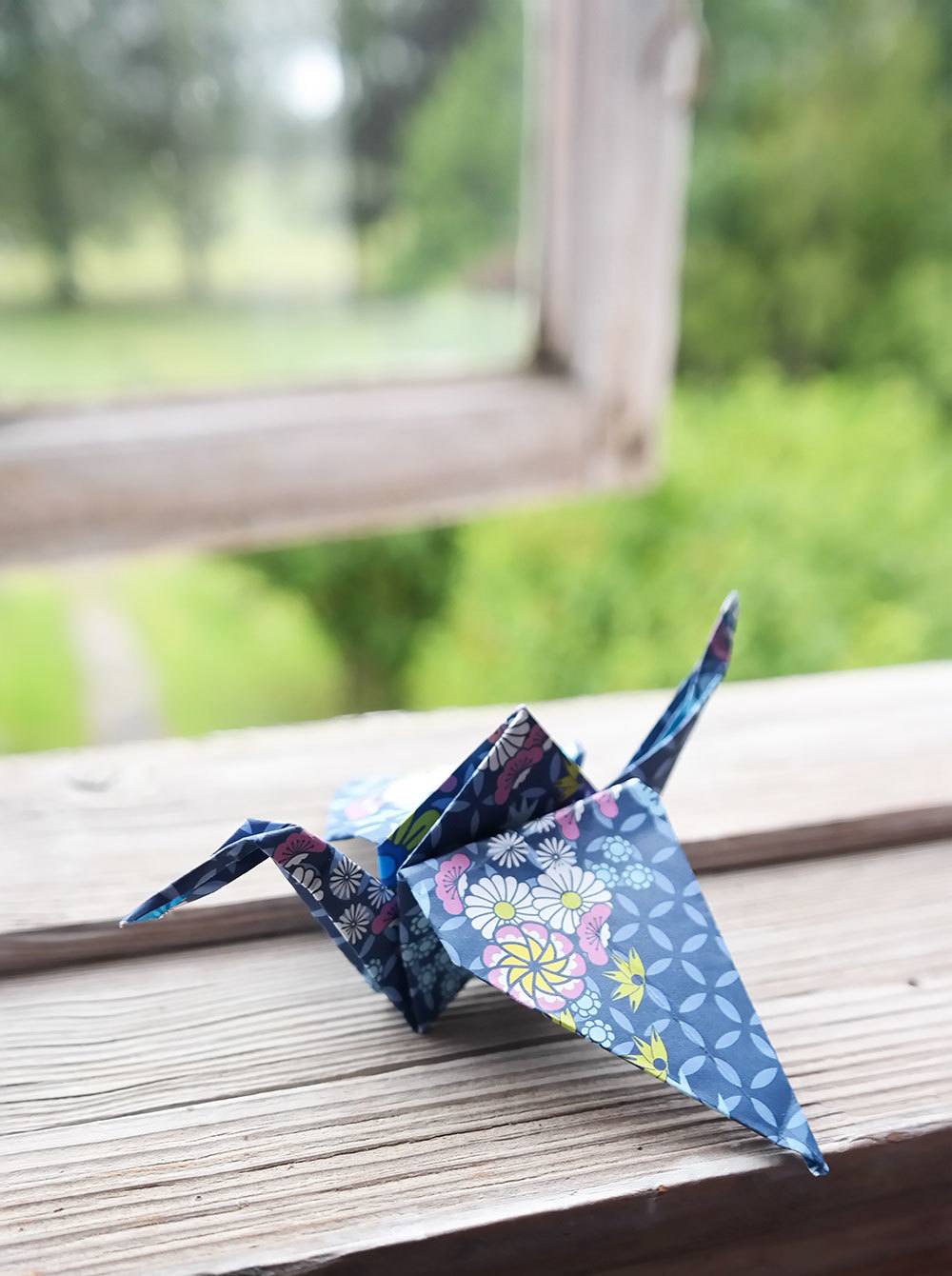 cheap decorating idea: origami birds