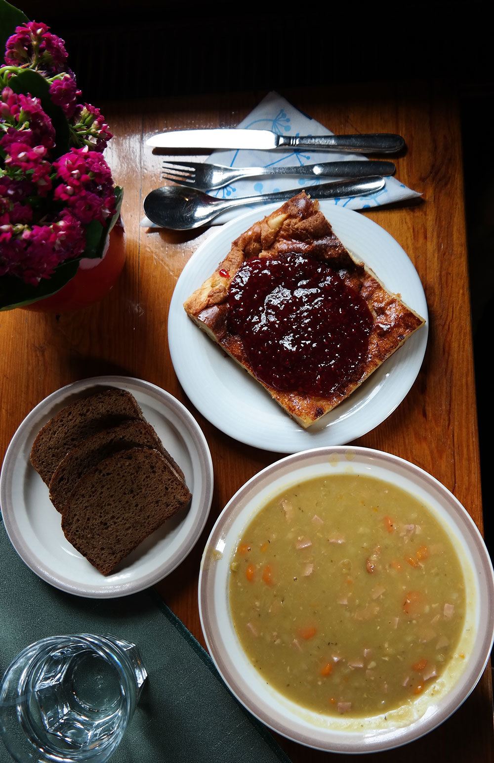 Pea soup and pancakes in Turku, Finland. Travel photo by Katja Presnal | @skimbaco