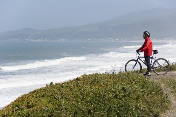 Tourist Cycling is popular at Ritz-Carlton Half Moon Bay