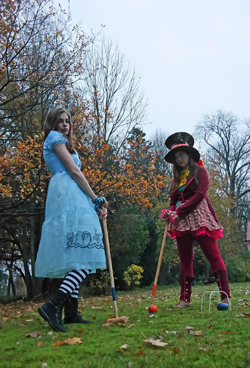 Alice in Wonderland and Mad Hatter
