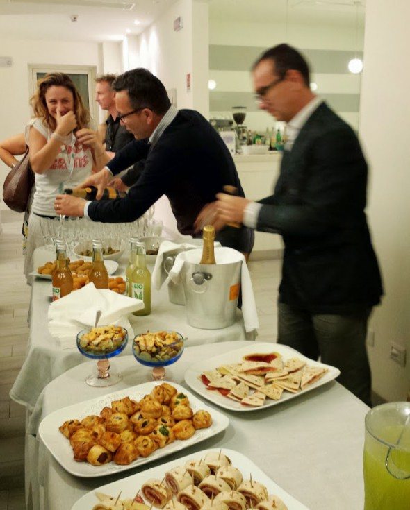 warm welcome at hotel nettuno in Italy