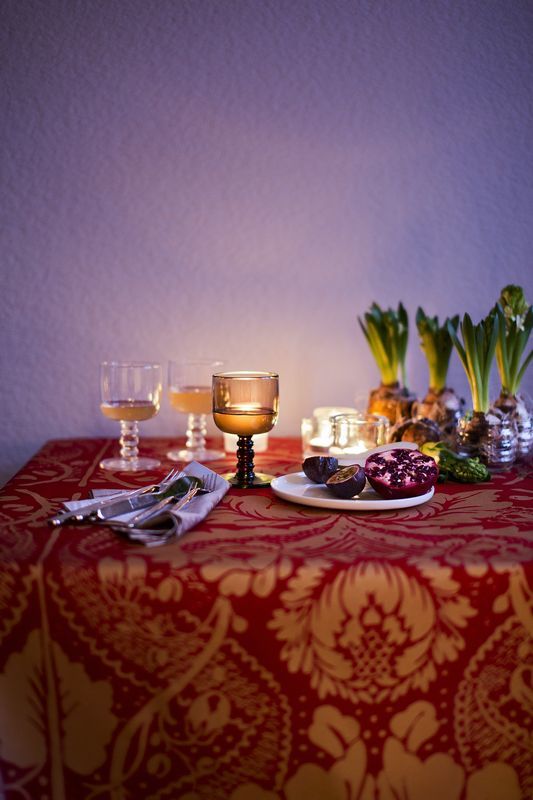 marimekkos colorful christmas table setting