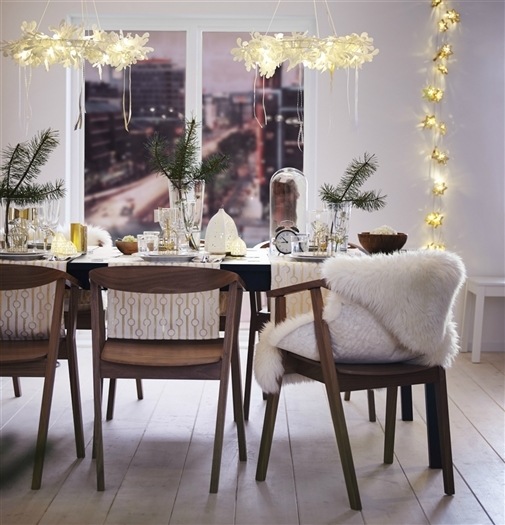 simple ikea table setting for the holidays