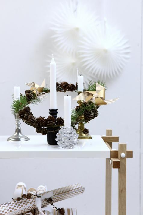 simple minimalistic christmas decor from Denmark
