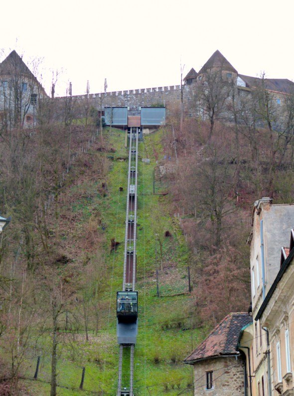 Ljubljana Castle funicular