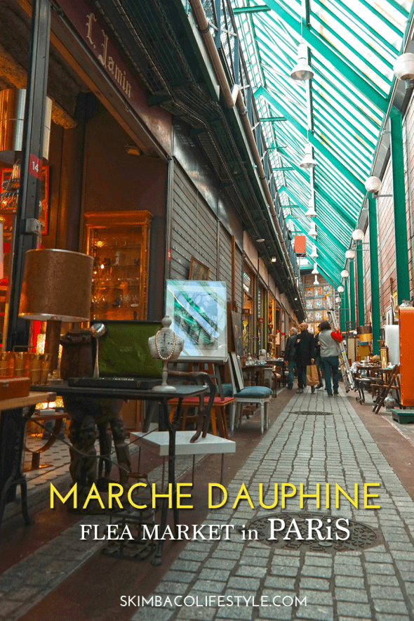 Marche Dauphine, aka; Marche aux Puces de Saint-Ouen flea market in Paris