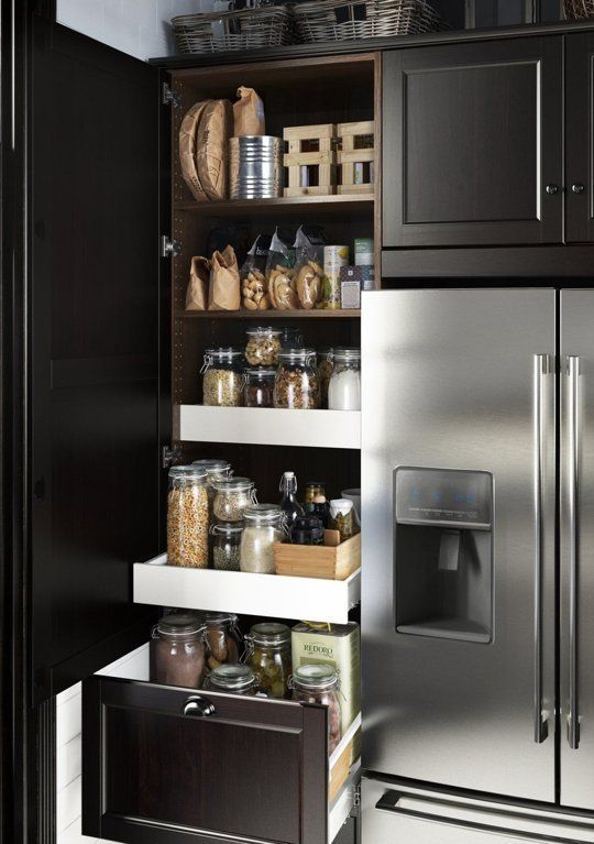 ikea sektion system kitchen organization drawers