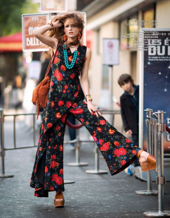 YYulia Serzhantova is all Hippied out and Glamorous in this Hippie Glam 70’s editorial