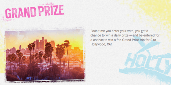 Win a trip to Hollywood