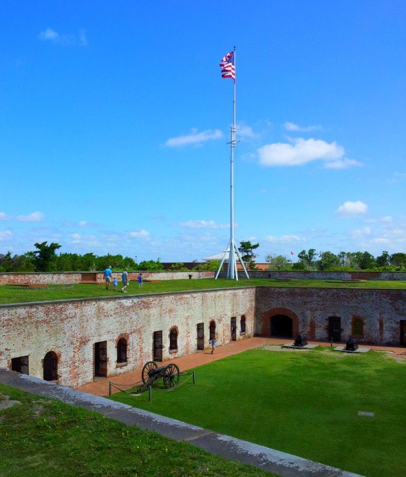 historic civil war fort in N.C. 