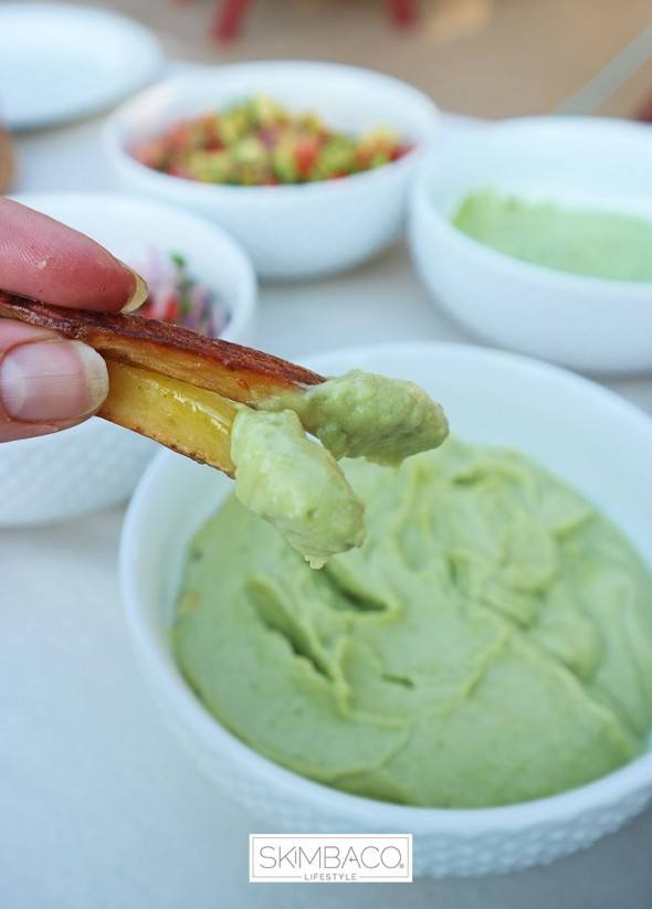 Avocado dipping sauce recipe from @skimbaco