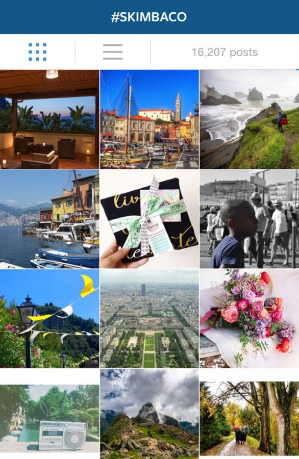 Use #skimbaco hashtag on Instagram for your photos of living life to the fullest!