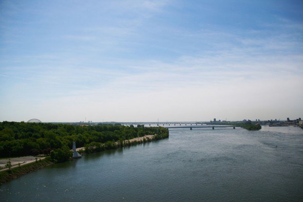 St Lawrence River in Montreal