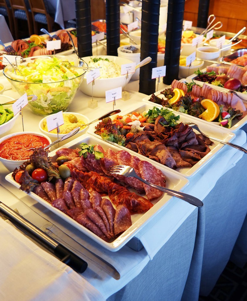 cold cut meats in Swedish Smörgåsbord | Travel feature by @skimbaco