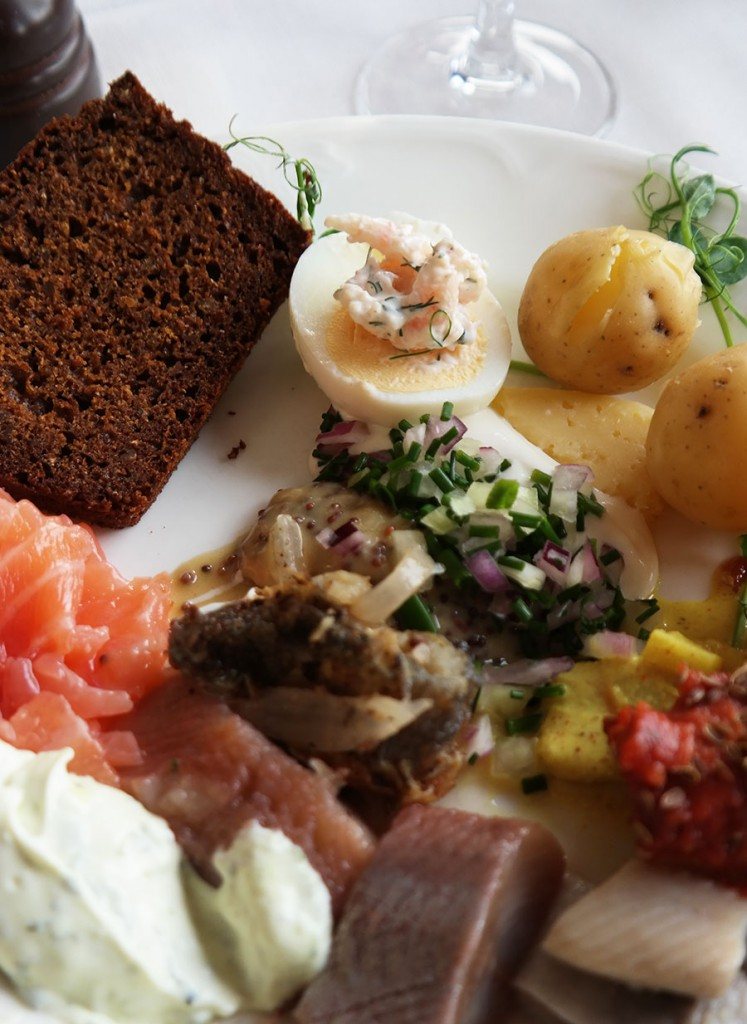 herring and eggs in Swedish Smörgåsbord | Travel feature by @skimbaco