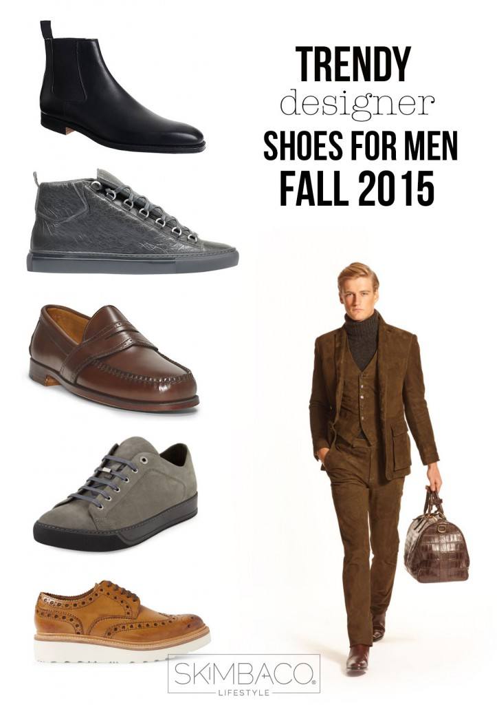Trendy designer shoes for men for fall 2015