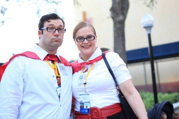 Clark Kent and Lois Lane Halloween costume for couples