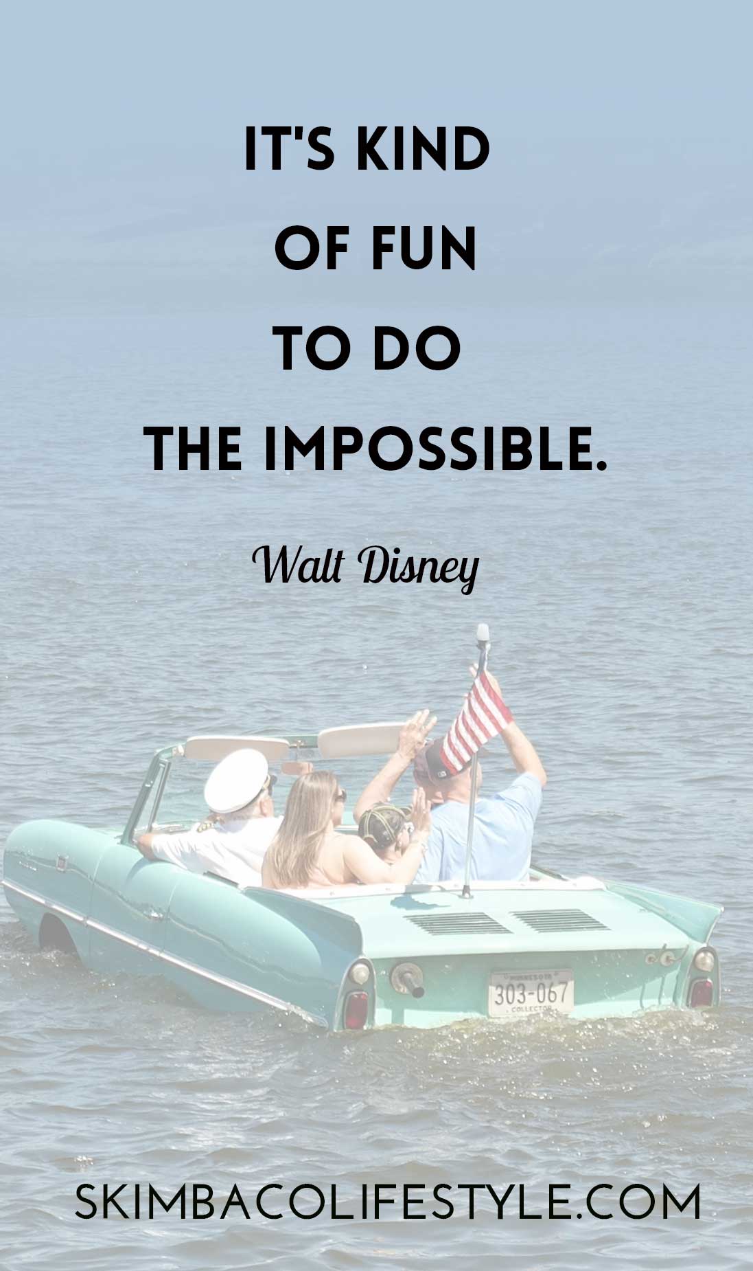 It's kind of fun to do the impossible. Walt Disney quote via @skimbaco