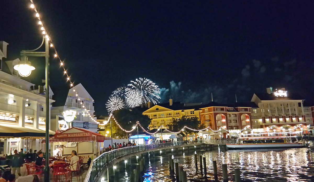Disney Boardwalk Fireworks
