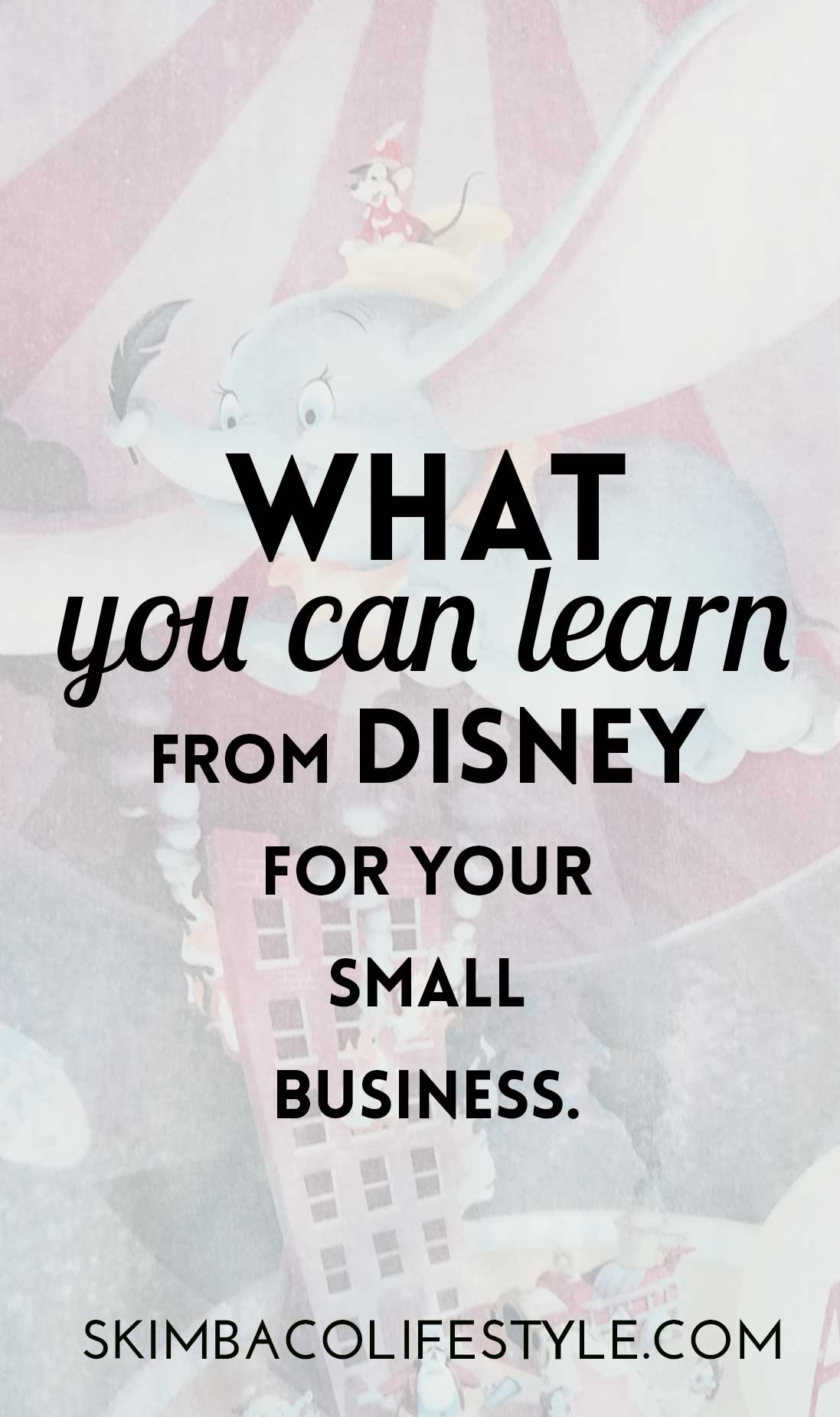 What small business owners can learn from Disney. via @skimbaco