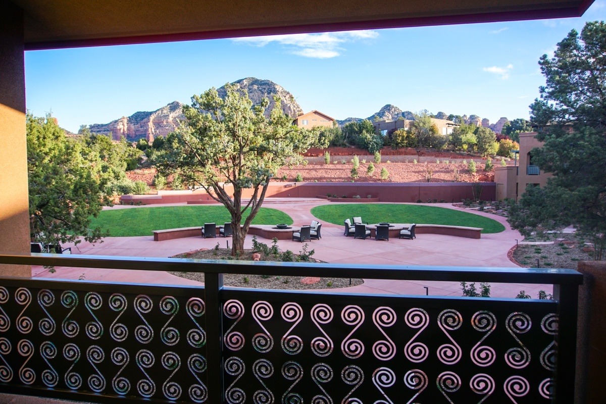 Sedona Rouge Hotel Room View