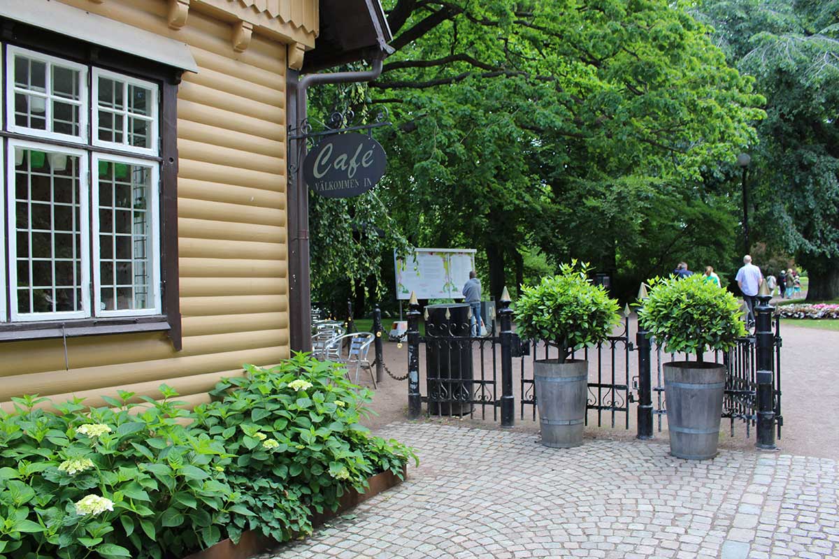 Cafe in garden society gothenburg
